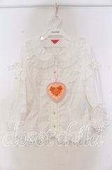 BABY,THE STARS SHINE BRIGHT / レーシィフローラルブラウス  シロ O-25-11-15-037-BA-BL-OW-OS