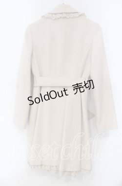 画像3: L'EST ROSE / レース配色丸襟コート  ベージュ O-25-11-15-040-LO-CO-IG-OS