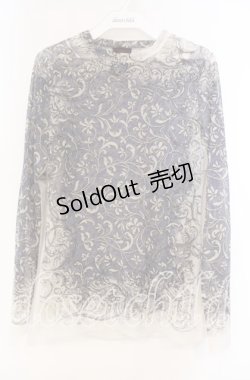 画像1: Jean Paul GAULTIER / 総柄パワーネットトップス 40 アイボリー O-25-11-15-043-GO-TO-IG-OS