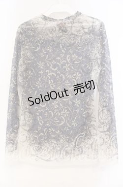 画像3: Jean Paul GAULTIER / 総柄パワーネットトップス 40 アイボリー O-25-11-15-043-GO-TO-IG-OS