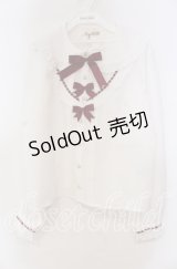 Amavel / Classical Ladder Lace ブラウス  シロ×ワイン O-25-11-15-046-CA-BL-IG-OS