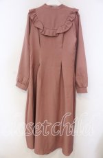 画像3: 【SALE】DearMyLoveRose / ラッフルフリルボウタイワンピース Ｍ ピンク O-25-11-15-047-EL-OP-IG-ZT227 (3)
