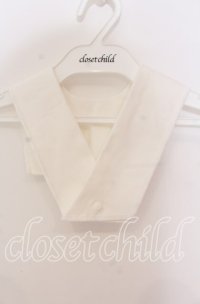 marcHenTica / 半衿風つけ襟  シロ O-25-11-15-048-LO-ZA-IG-ZT432