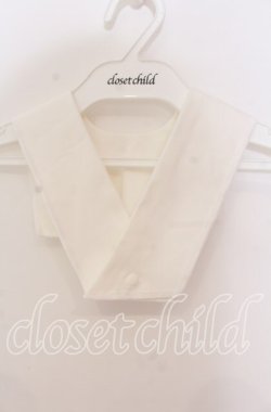 画像1: marcHenTica / 半衿風つけ襟  シロ O-25-11-15-048-LO-ZA-IG-OS