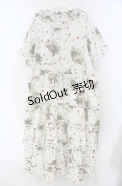 画像4: PINK HOUSE / 葡萄プリントワンピース【お直しあり】  オフシロ O-25-11-15-049-LO-OP-IG-OS