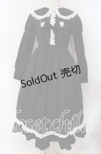 Eri Aino's Collaboration / TTAINベロアリボンOP シャーロットの水曜日 ワンピース Ｓ クロ×シロ O-25-11-15-006-LO-OP-IG-OS