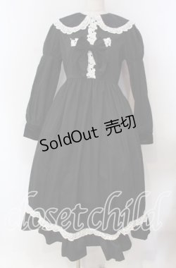 画像1: Eri Aino's Collaboration / TTAINベロアリボンOP シャーロットの水曜日 ワンピース Ｓ クロ×シロ O-25-11-15-006-LO-OP-IG-OS