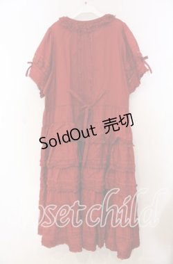 画像4: PINK HOUSE / Dolly race ワンピース【お直しあり】  アカ O-25-11-15-051-LO-OP-IG-OS