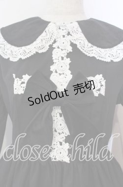 画像2: Eri Aino's Collaboration / TTAINベロアリボンOP シャーロットの水曜日 ワンピース Ｓ クロ×シロ O-25-11-15-006-LO-OP-IG-OS