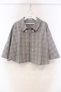 axes femme / ナポレオンケープジャケット  グレー O-25-11-15-057-AX-JA-IG-OS
