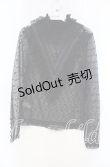 Hoshibako Works / エアリーフローラブラウス  クロ O-25-11-15-058-LO-BL-IG-OS