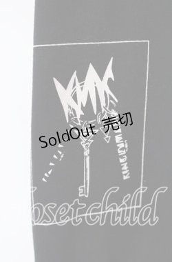 画像3: 【SALE】KMK / ビックシルエットカットブルゾン  ブラック×ブルー O-25-11-15-060-PU-TO-IG-ZT036