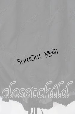 画像2: axes femme / 立体レースブラウジングプルオーバー  クロ O-25-11-15-066-AX-TO-IG-OS