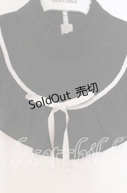 画像2: Ank Rouge / ヨーク切り替えブラウス  シロ×クロ O-25-11-15-067-CA-BL-IG-OS