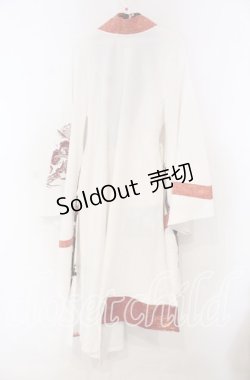画像3: Qutie Frash / 3店舗限定カラー着物カーデ  ホワイト×レッド O-25-11-15-075-QU-JA-OW-OS