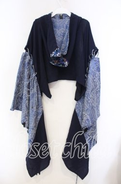 画像4: Qutie Frash / 着物袖ショートカーデ  ブルー O-25-11-15-076-QU-TO-OW-OS