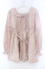 画像1: PINK HOUSE / ローズレースAラインブラウス  ピンク O-25-11-15-077-LO-BL-IG-ZI (1)