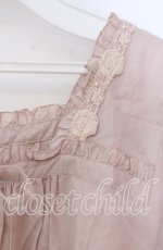 画像2: PINK HOUSE / ローズレースAラインブラウス  ピンク O-25-11-15-077-LO-BL-IG-ZI (2)