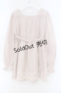 画像4: PINK HOUSE / ローズレースAラインブラウス  ピンク O-25-11-15-077-LO-BL-IG-OS