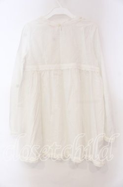 画像4: PINK HOUSE / モチーフつきAラインチュニック  シロ O-25-11-15-078-LO-BL-IG-OS