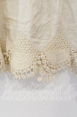 画像3: PINK HOUSE / レース配色シャツチュニック  アイボリー O-25-11-15-079-LO-OP-IG-OS