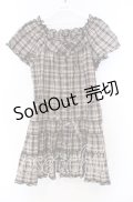 PINK HOUSE / チェックパフワンピース  ブラウン O-25-11-15-080-LO-OP-IG-ZI