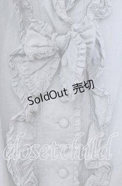 画像2: PINK HOUSE / タックピコフリルブラウス  グリーン O-25-11-15-082-LO-BL-IG-OS