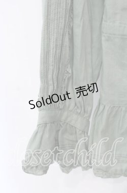 画像3: PINK HOUSE / タックピコフリルブラウス  グリーン O-25-11-15-082-LO-BL-IG-OS