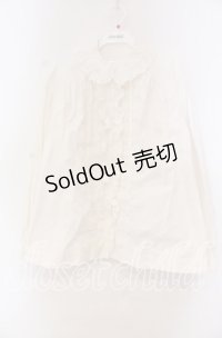 PINK HOUSE / コットンレース配色ブラウス  シロ」 O-25-11-15-083-LO-BL-IG-OS