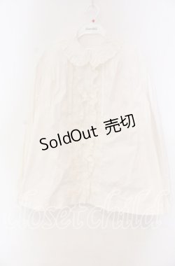 画像1: PINK HOUSE / コットンレース配色ブラウス  シロ」 O-25-11-15-083-LO-BL-IG-OS