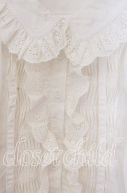 画像2: PINK HOUSE / コットンレース配色ブラウス  シロ」 O-25-11-15-083-LO-BL-IG-OS