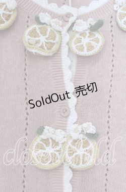 画像2: KETTY / レモンモチーフカーディガン  ピンク O-25-11-15-086-EL-TO-IG-OS