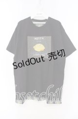 KETTY / レモン刺繍Tシャツ  クロ O-25-11-15-087-EL-TO-IG-OS