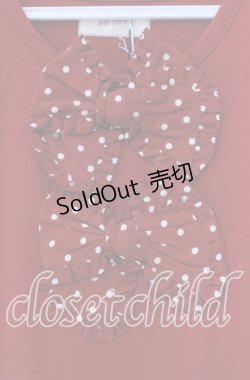 画像2: pa.se.ri. / ドットリボンTシャツ  アカ O-25-11-15-089-LO-TO-IG-OS