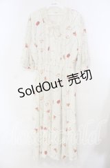 INGEBORG / ドットチューリップワンピース  アイボリー O-25-11-15-090-LO-OP-IG-OS