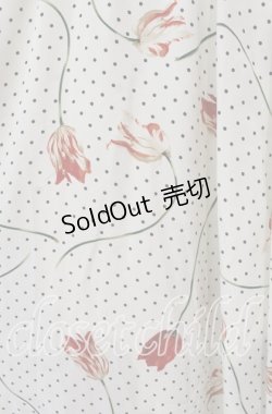 画像3: INGEBORG / ドットチューリップワンピース  アイボリー O-25-11-15-090-LO-OP-IG-OS