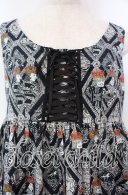 画像2: EXCENTRIQUE / 女王のジャンパースカート 0/Ｓ クロ O-25-11-15-010-EL-OP-IG-OS