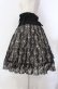 画像3: Innocent World / バラと小鳥のストライプスカート Ｍ クロ O-25-11-15-011-IW-SK-IG-OS (3)