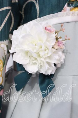 画像3: marcHenTica / 大和撫子袴風ワンピース  御納戸色 O-25-11-15-012-LO-OP-IG-OS