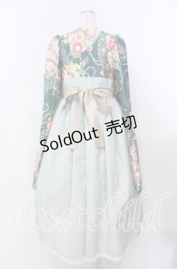 画像5: marcHenTica / 大和撫子袴風ワンピース  御納戸色 O-25-11-15-012-LO-OP-IG-OS