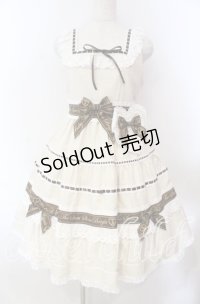 BABY,THE STARS SHINE BRIGHT / Waffle Cottonティアードジャンパースカート  キナリ O-25-11-15-014-BA-OP-OW-OS