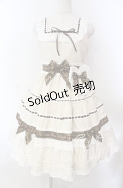 画像1: BABY,THE STARS SHINE BRIGHT / Waffle Cottonティアードジャンパースカート  キナリ O-25-11-15-014-BA-OP-OW-OS