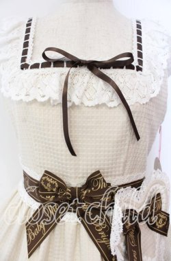 画像2: BABY,THE STARS SHINE BRIGHT / Waffle Cottonティアードジャンパースカート  キナリ O-25-11-15-014-BA-OP-OW-OS