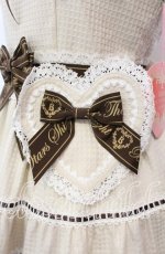 画像3: BABY,THE STARS SHINE BRIGHT / Waffle Cottonティアードジャンパースカート  キナリ O-25-11-15-014-BA-OP-OW-OS (3)
