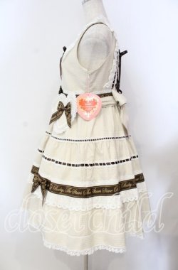 画像5: BABY,THE STARS SHINE BRIGHT / Waffle Cottonティアードジャンパースカート  キナリ O-25-11-15-014-BA-OP-OW-OS