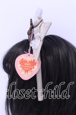 画像3: BABY,THE STARS SHINE BRIGHT / Waffle Cottonカチューシャ  キナリ O-25-11-15-002-BA-TO-OW-OS