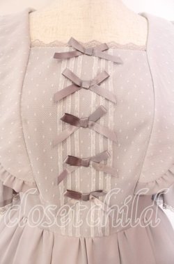 画像2: axes femme kawaii / プチリボンワンピース  グレー（公式色展開） O-25-11-15-017-AX-OP-IG-OS