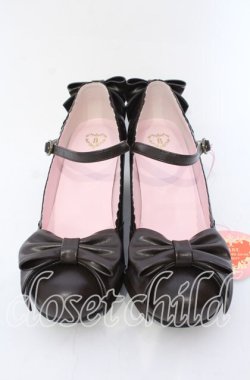 画像2: BABY,THE STARS SHINE BRIGHT / アンティークリボンシューズ S ブラウン O-25-11-15-003-BA-SH-OW-OS