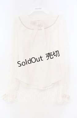 画像1: Angelic Pretty / エンジェルシフォン切替カットソー  アイボリー O-25-11-15-021-AP-TO-OW-OS