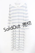 pa.se.ri. / ボーダーセーラーワンピース  オフ×サックス O-25-11-17-034-LO-OP-IG-ZT476